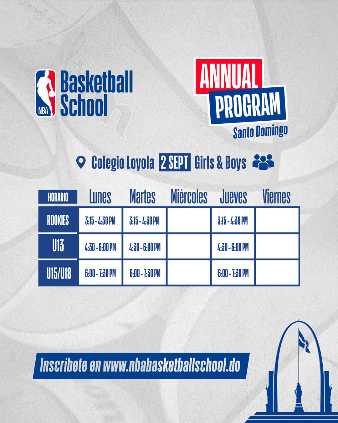 horario programa anual loyola 2025