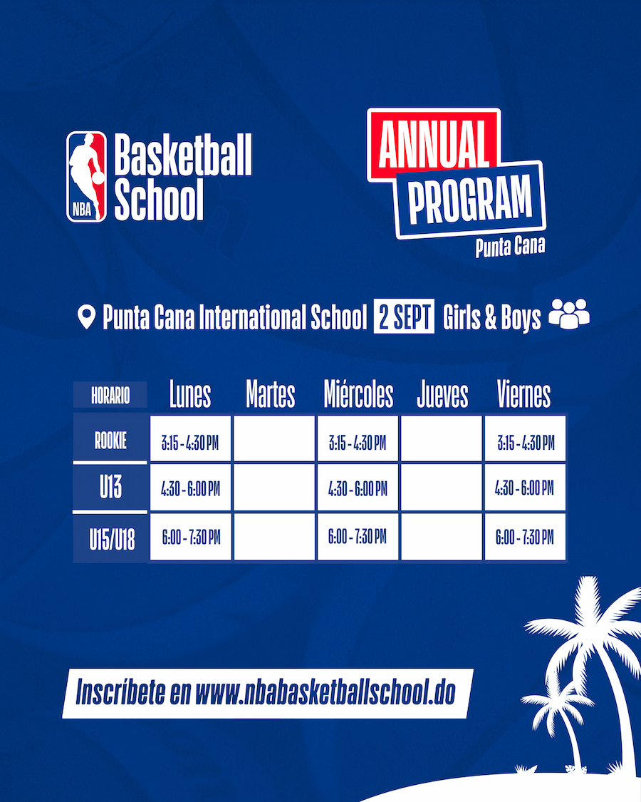 horario programa anual punta cana 2026